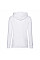 White Ladies' Lightweight Hooded Sweat Jacket