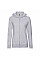 Heather Grey Ladies' Lightweight Hooded Sweat Jacket