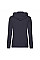 Deep Navy Ladies' Lightweight Hooded Sweat Jacket