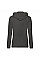 Light Graphite Ladies' Lightweight Hooded Sweat Jacket