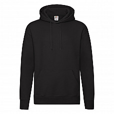 Black Men's Premium Hooded Sweat