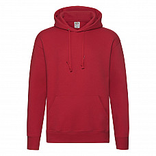 Red Men's Premium Hooded Sweat