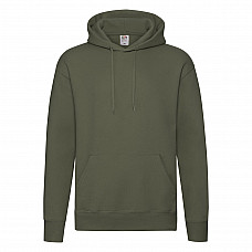 Classic Olive Men's Premium Hooded Sweat