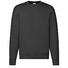 Black Men's Premium Set-In Sweat