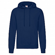 Navy Blue Men's Classic Hooded Sweat