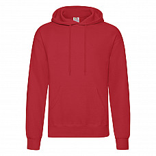 Red Men's Classic Hooded Sweat