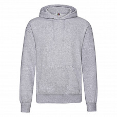 Heather Grey Men's Classic Hooded Sweat