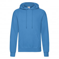 Azure Blue Men's Classic Hooded Sweat