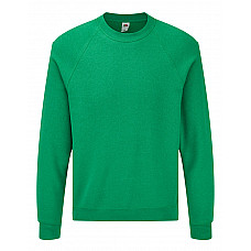 Retro Heather Green Men's Classic Raglan Sweat