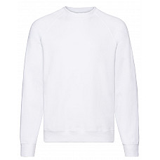 White Men's Classic Raglan Sweat