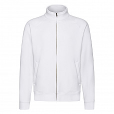 White Men's Premium Sweat Jacket