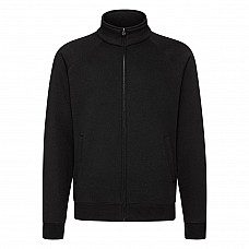 Black Men's Premium Sweat Jacket