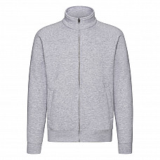 Heather Grey Men's Premium Sweat Jacket