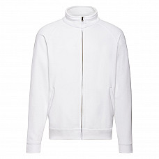 White Men's Classic Sweat Jacket