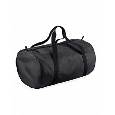 Black/Black Packaway Barrel Bag