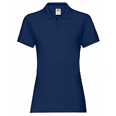 Navy Blue Ladies' Premium Polo