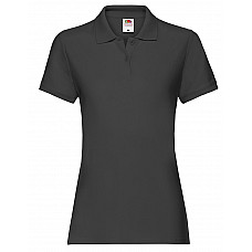 Black Ladies' Premium Polo