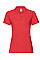 Red Ladies' Premium Polo