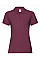 Burgundy Ladies' Premium Polo