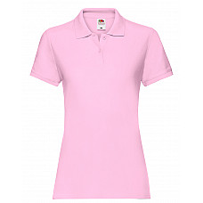 Light Pink Ladies' Premium Polo