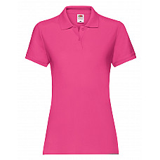 Fuchsia Ladies' Premium Polo