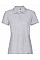 Heather Grey Ladies' Premium Polo