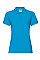 Azure Blue Ladies' Premium Polo