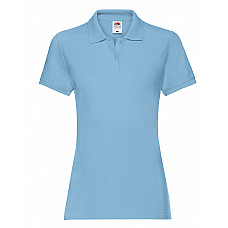 Sky Blue Ladies' Premium Polo