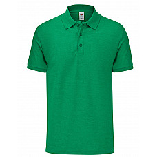 Retro Heather Green Men's 65/35 Tailored Fit Polo