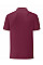 Burgundy Men's 65/35 Tailored Fit Polo