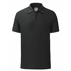 Black Men's 65/35 Tailored Fit Polo