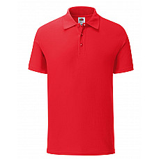 Red Men's 65/35 Tailored Fit Polo