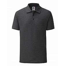 Dark Heather Men's 65/35 Tailored Fit Polo