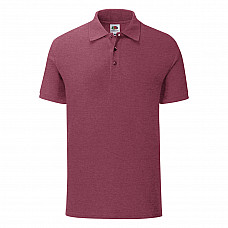 Heather Burgundy Men's Iconic Polo