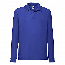 Royal Kid's 65/35 L/Sleeve Polo