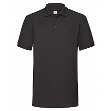 Black Men's 65/35 Heavy Polo