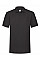 Black Men's 65/35 Heavy Polo