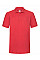 Red Men's 65/35 Heavy Polo