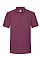 Burgundy Men's 65/35 Heavy Polo