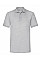 Heather Grey Men's 65/35 Heavy Polo