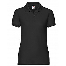 Black Ladies' 65/35 Polo