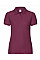 Burgundy Ladies' 65/35 Polo