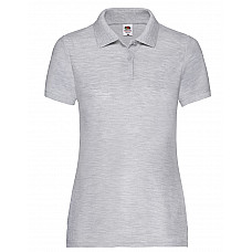 Heather Grey Ladies' 65/35 Polo