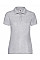 Heather Grey Ladies' 65/35 Polo