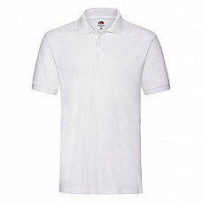 White Men's Premium Polo