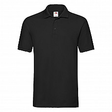 Black Men's Premium Polo