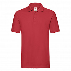 Red Men's Premium Polo