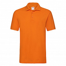 Orange Men's Premium Polo