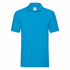 Azure Blue Men's Premium Polo