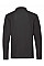 Black Men's Premium Long Sleeve Polo